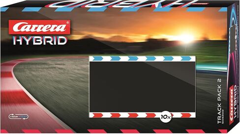 حزمة Carrera Hybrid Track 2 - تتضمن مجموعة التوسيع أقسامًا إضافية لمضمار السباق المستقيم لتمديد مضمار السباق وتخصيصه in Kuwait