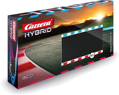 حزمة Carrera Hybrid Track 2 - تتضمن مجموعة التوسيع أقسامًا إضافية لمضمار السباق المستقيم لتمديد مضمار السباق وتخصيصه in Kuwait
