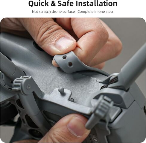 مجموعة تمديد معدات الهبوط Mini 5 Pro، أرجل عنكبوتية قابلة للطي + غطاء عدسة مضاد للوهج لـ DJI Mini 5 Pro، زيادة الارتفاع 30 مم، حماية آمنة للجيمبال والكاميرا (رمادي) in Kuwait