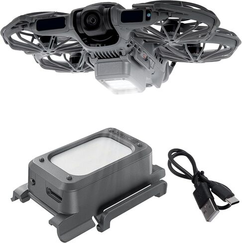 Neo 2 Night Light Landing Gear - Battery Protector for DJI Neo 2 Accessories Rechargeable LED Lights Landing Legs Battery Protectors 2 in 1 Kit in Saudi Arabia