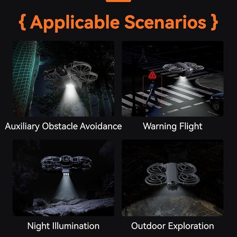 Neo 2 Night Light Landing Gear - Battery Protector for DJI Neo 2 Accessories Rechargeable LED Lights Landing Legs Battery Protectors 2 in 1 Kit in Saudi Arabia