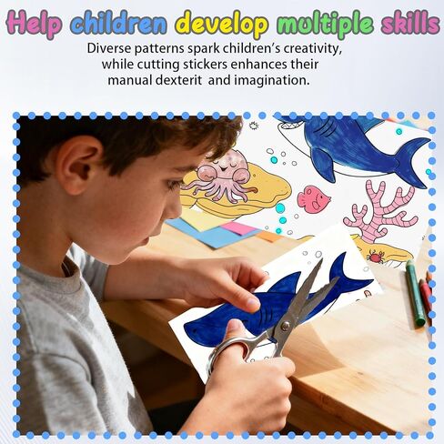 2Pcs Coloring Paper Drawing Rolls, Gifts for Kids Teens Valentines Party Favors,118×11.8 Inch Sticky Animal Painting Rolls Children's Gift Sticky DIY Drawing Roll Giant Painting Poster in Saudi Arabia