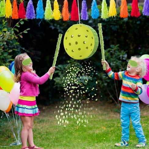 Lewtemi Dinkball Piñata with Blindfold Stick and Confetti for Piñata Games Decorations Sports Birthday Theme Party Favors in Saudi Arabia