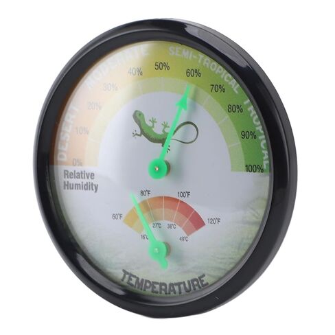 Generic Thermometer, Pet Rearing Box Reptile Temperature Thermometer Humidity Hygrometer HighAccuracy VivariumTank Supplies,for Reptile Vivarium Tortoise Incubator in Saudi Arabia