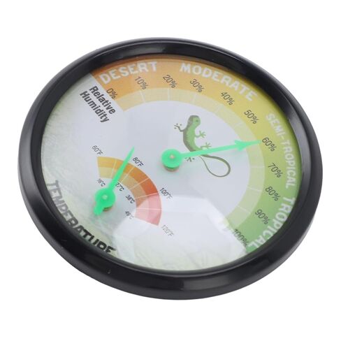 Generic Thermometer, Pet Rearing Box Reptile Temperature Thermometer Humidity Hygrometer HighAccuracy VivariumTank Supplies,for Reptile Vivarium Tortoise Incubator in Saudi Arabia