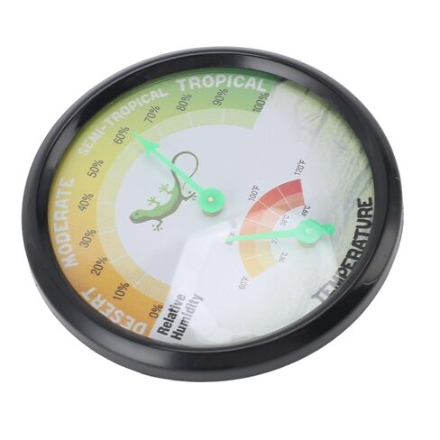 Generic Thermometer, Pet Rearing Box Reptile Temperature Thermometer Humidity Hygrometer HighAccuracy VivariumTank Supplies,for Reptile Vivarium Tortoise Incubator in Saudi Arabia
