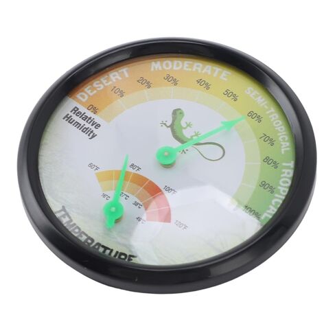 Generic Thermometer, Pet Rearing Box Reptile Temperature Thermometer Humidity Hygrometer HighAccuracy VivariumTank Supplies,for Reptile Vivarium Tortoise Incubator in Saudi Arabia