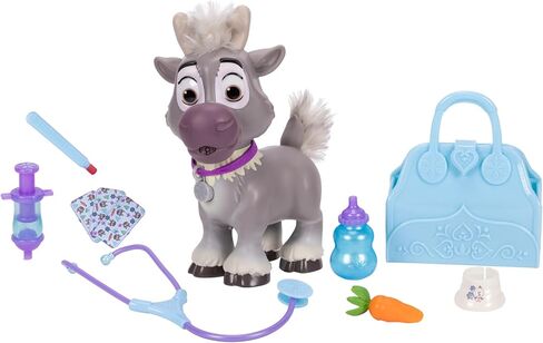 Disney Frozen Sven Care Kit Kids Feature Nurturing Pretend Play Pet Set, Includes Vet Bag to Keep Young Sven Healthy and Happy! in Saudi Arabia