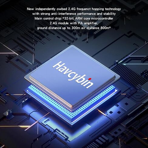 HOTRC DS-650 6CH 2.4G نظام راديو مرسل شاشة ملونة وحدة تحكم عن بعد F-06A استقبال PWM لطراز قارب RC DS600 ترقية (ث/1 جهاز استقبال) in Saudi Arabia