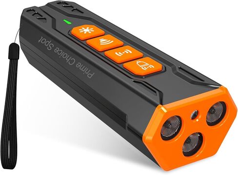 Ultrasonic Dog Bark Deterrent Handheld – Humane No-Shock Bark Control Device with Triple Emitters, 6 Modes, USB-C Rechargeable, 23ft Range for Indoor & Outdoor Training in Saudi Arabia
