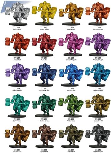 Vallejo - Hydra Turquoise Base | True Metallic Metal TMM | Acrylic Colors for Painting Metal Effects on Fantasy, Historical, and Wargaming Miniatures | 18 ml (0.6 fl.oz.) in Saudi Arabia