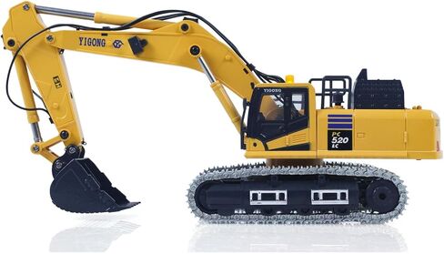 الولايات المتحدة في المخزون، 1/50 RC Digger PC520، حفار كهربائي للتحكم في الراديو، حفارة للمركبات الهندسية، مسارات معدنية، أضواء صوتية، نموذج مجموعة هواية للأعمار من 14 عامًا فما فوق in Kuwait