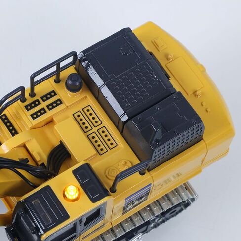 الولايات المتحدة في المخزون، 1/50 RC Digger PC520، حفار كهربائي للتحكم في الراديو، حفارة للمركبات الهندسية، مسارات معدنية، أضواء صوتية، نموذج مجموعة هواية للأعمار من 14 عامًا فما فوق in Kuwait