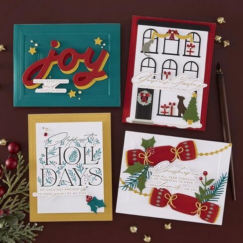 مجموعة أطباق الضغط لتسجيل العطلات السعيدة من Spellbinders BPR-032 من مجموعة City Holiday Collection من Yana Smakula in Saudi Arabia