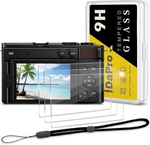 واقي شاشة iDaPro لباناسونيك LUMIX S5 S5II S5IIX S5 II S5 IIX [3 عبوات] زجاج مقوى سهل التركيب in Kuwait