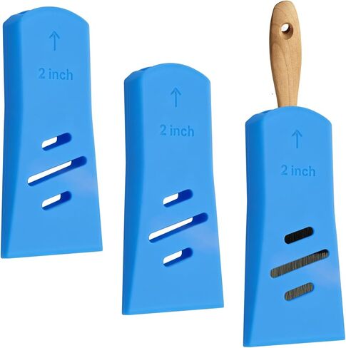 3 قطع من أغطية حماية فرشاة الطلاء، مناسبة لفرش مسطحة أو بزاوية مقاس 2 بوصة، حافظة واقية من السيليكون لحفظ فرشاة الطلاء للتخزين وتنظيم الفرش in Kuwait