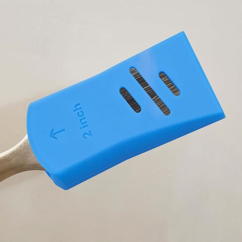 3 قطع من أغطية حماية فرشاة الطلاء، مناسبة لفرش مسطحة أو بزاوية مقاس 2 بوصة، حافظة واقية من السيليكون لحفظ فرشاة الطلاء للتخزين وتنظيم الفرش in Kuwait