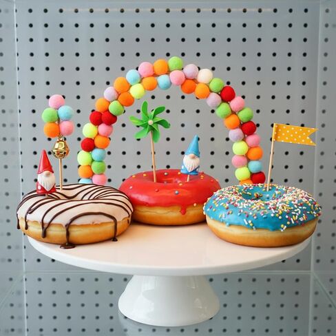 100PCS Small Craft Pom Poms for Crafts, 1.2 Inch Assorted Colored Cotton Balls for Hobby Supplies DIY Craft Making Decorations in Kuwait