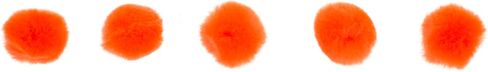 John Bead 100pcs 0.75in Orange Pom Poms for Crafts DIY Art Creative School Projects Party Favors in Saudi Arabia