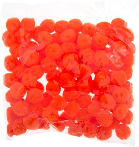 John Bead 100pcs 0.75in Orange Pom Poms for Crafts DIY Art Creative School Projects Party Favors in Saudi Arabia