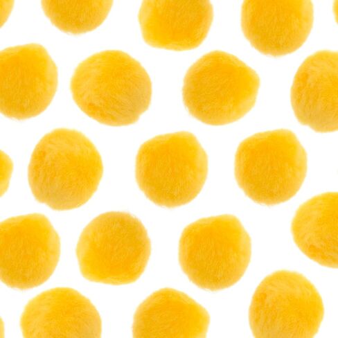 John Bead 100pcs 0.75in Orange Pom Poms for Crafts DIY Art Creative School Projects Party Favors in Saudi Arabia