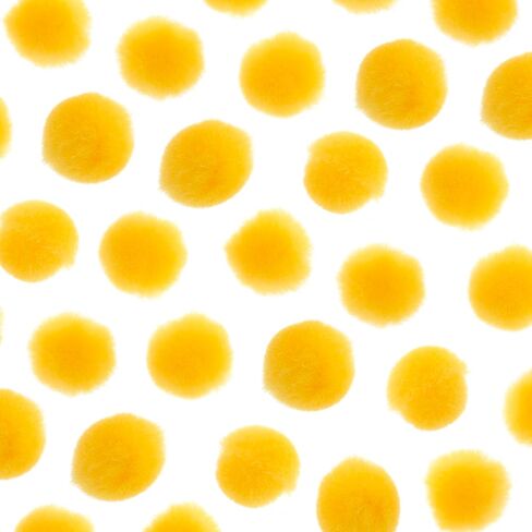 John Bead 100pcs 0.75in Orange Pom Poms for Crafts DIY Art Creative School Projects Party Favors in Saudi Arabia