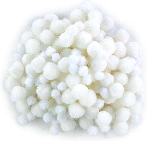 CousinDIY Pom Poms للحرف اليدوية، 300 قطعة - كرات بوم بوم متعددة الألوان بأحجام متنوعة للتصميمات اليدوية والمشروعات الإبداعية - نيون in Saudi Arabia