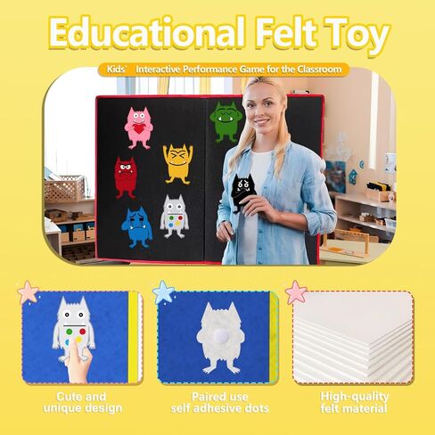 مجموعة قطع لوحة الحكايات الخيالية للأطفال الصغار في مرحلة ما قبل المدرسة ورياض الأطفال رواية القصص في وقت مبكر ألعاب تعليمية تفاعلية in Kuwait