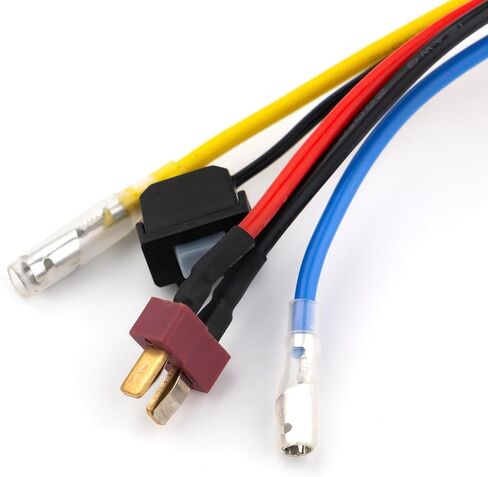 جهاز استقبال GoolRC Flysky FS-R4D-ESC، جهاز استقبال 2 في 1 2.4 جيجا هرتز 4CH مع التحكم في السرعة وLED، مخرج PWM بروتوكول ANT متوافق مع جهاز إرسال راديو FS-G7P لشاحنة 1/10 RC الزاحفة على الطرق الوعرة in Saudi Arabia