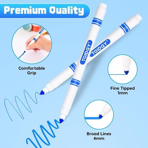 256 PCS Washable Markers for Kids, Colored Markers Bulk for School, Thin Marker Set in 16 Assorting Colors, Fine Line Marker with Conical Tip, Back to School Supplies, Classroom Must Haves in Saudi Arabia