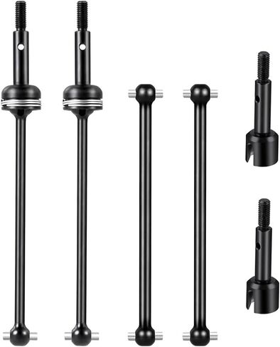 MORLORDY 4Pcs Steel CVD Driveshafts Front & Rear Axle Shafts for 1/14 WL 144001 V2 4WD High Speed RC Cars Upgrade Parts in Saudi Arabia
