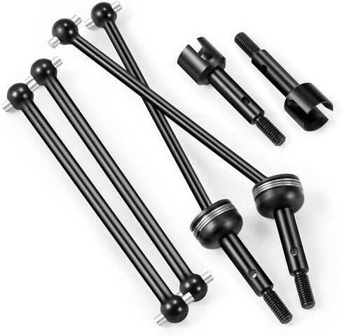 MORLORDY 4Pcs Steel CVD Driveshafts Front & Rear Axle Shafts for 1/14 WL 144001 V2 4WD High Speed RC Cars Upgrade Parts in Saudi Arabia