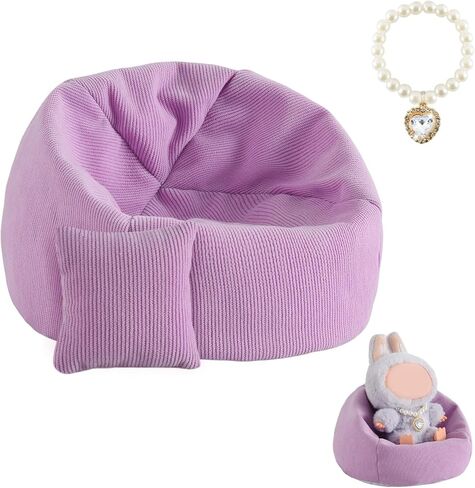 مقعد سيارة لطيف للدمية من أجل Lububu، مقعد سيارة ممتاز للدمى مقاس 4-7 بوصات، بما في ذلك مشبك فتحة التهوية، وحامل سطح المكتب، وحزام قابل للتعديل، وتصميم صديق لتدفق الهواء (وردي) in Kuwait