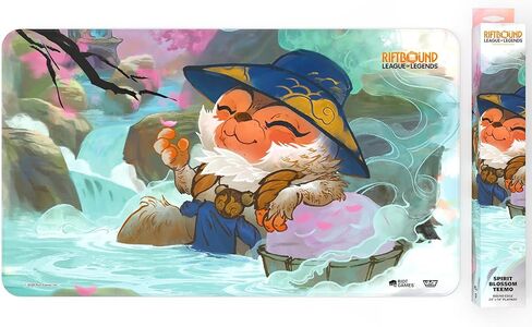Riftbound: League of Legends - Playmat: Teemo -TCG Spiritforged Spirit Blossom، 24x14، نيوبرين، فن الشخصيات، ملحقات ألعاب بطاقات التداول على الطاولة in Kuwait