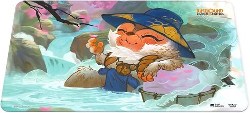 Riftbound: League of Legends - Playmat: Teemo -TCG Spiritforged Spirit Blossom، 24x14، نيوبرين، فن الشخصيات، ملحقات ألعاب بطاقات التداول على الطاولة in Kuwait