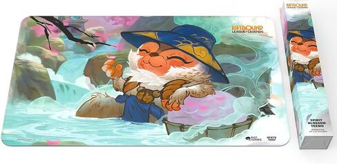 Riftbound: League of Legends - Playmat: Teemo -TCG Spiritforged Spirit Blossom، 24x14، نيوبرين، فن الشخصيات، ملحقات ألعاب بطاقات التداول على الطاولة in Kuwait