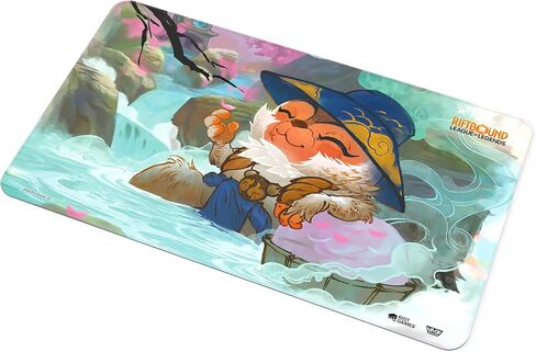 Riftbound: League of Legends - Playmat: Teemo -TCG Spiritforged Spirit Blossom، 24x14، نيوبرين، فن الشخصيات، ملحقات ألعاب بطاقات التداول على الطاولة in Kuwait