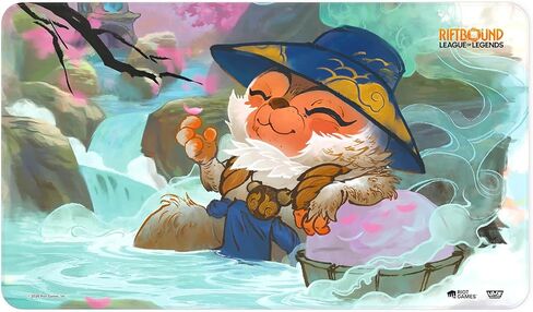 Riftbound: League of Legends - Playmat: Teemo -TCG Spiritforged Spirit Blossom، 24x14، نيوبرين، فن الشخصيات، ملحقات ألعاب بطاقات التداول على الطاولة in Kuwait