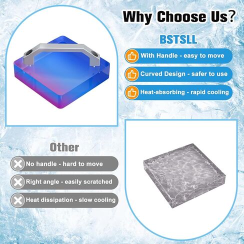 كتلة تبريد HTV للضغط الحراري، مبرد الضغط الحراري بمقبض، كتلة تبريد سريعة لنقل DTF، ملحقات تبريد للفينيل التسامي، فيلم DTF، ورق نقل الحرارة in Kuwait