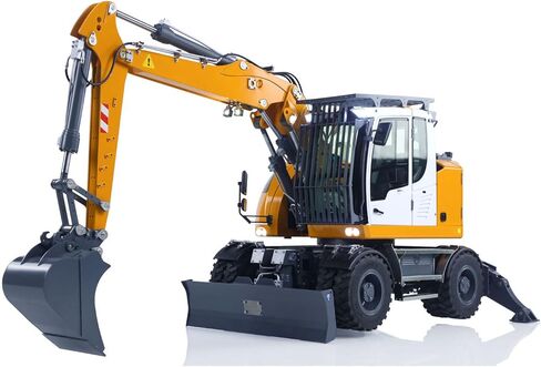 TOUCAN RC HOBBY US في المخزون 1/14 RC حفارة بعجلات هيدروليكية LR914 8 طرق صمام RTR معدني للتحكم عن بعد 4 * 4 نموذج حفار قفل المحور Flysky PL18EV Lite للبالغين in Saudi Arabia