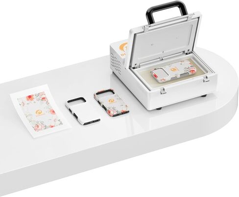 Phone Case Heat Press Machine for iPhone,3D Sublimation Vacuum Heat Press Machine for Sublimation Blanks Phone Cases, Airpods,Headphone,DIY Customize Phone Case Printer Machine (White) in Saudi Arabia