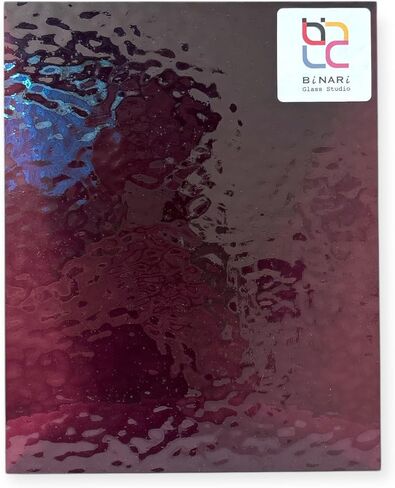 Wissmach Stained Glass Sheet: Dark Purple English Muffle | Curated by BiNARi Glass Studio in Saudi Arabia