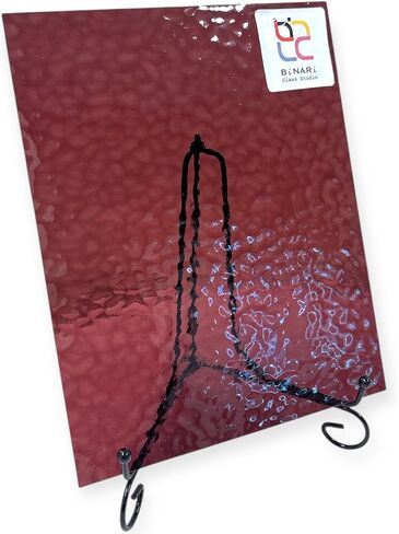 Wissmach Stained Glass Sheet: Dark Purple English Muffle | Curated by BiNARi Glass Studio in Saudi Arabia