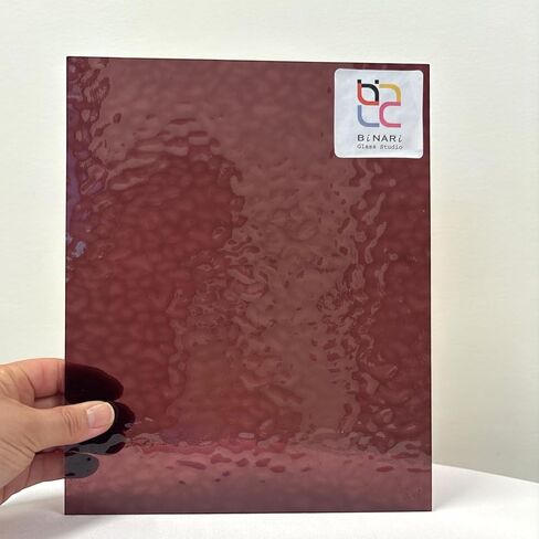 Wissmach Stained Glass Sheet: Dark Purple English Muffle | Curated by BiNARi Glass Studio in Saudi Arabia