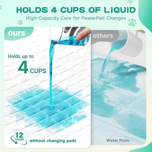 23inx23in Disposable Training Pads 80 Count Plus 200pcs Gloves with 6-Layer Super Absorbency Leak-Proof Design and Quick-Odor Control Potty Training Pee Pads in Saudi Arabia