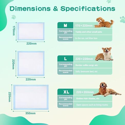 23inx23in Disposable Training Pads 80 Count Plus 200pcs Gloves with 6-Layer Super Absorbency Leak-Proof Design and Quick-Odor Control Potty Training Pee Pads in Saudi Arabia