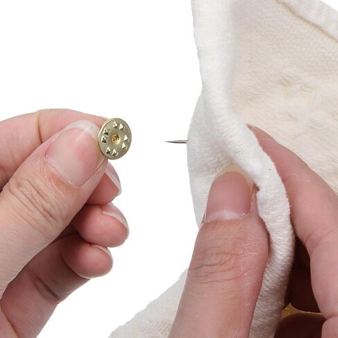 90 جهاز كمبيوتر شخصي طية صدر السترة دبوس الظهر المعادن فراشة مخلب قسط DIY حامل المينا قفل ظهورهم دعم Keepe استبدال لبروش المجوهرات الحرفية صنع شارات موحدة (فضية) in Saudi Arabia