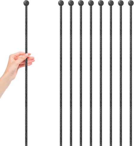 8 قطع من حصص روضة الكلاب للاستخدام الداخلي والخارجي، أوتاد سياج معدنية مجلفنة بديلة لروضة الكلاب الكبيرة والمتوسطة الحجم، قطر أصغر، أكثر ملاءمة للسياج (32 بوصة) in Kuwait