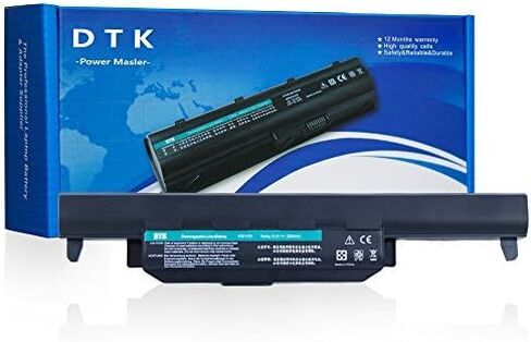 بطارية كمبيوتر محمول DTK 10.8V 5200mAh لسلسلة ASUS R500V A45 A55 A75 K45 K55 K75 R400 R500 R700 U57 X45 X55 X75 (P/N A32-K55 A33-K55 A41-K55 A42-K55) in Saudi Arabia