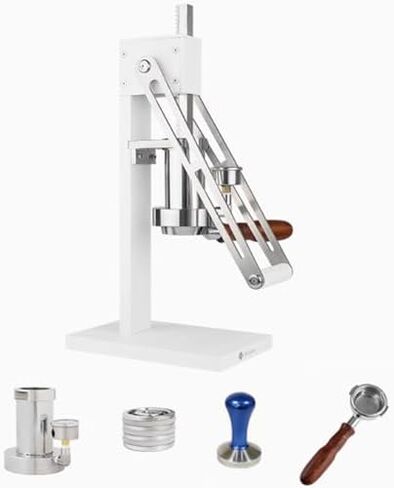 Manual Lever Espresso Maker, Espresso Press Machine, With Pressure Chamber, Piston, Powder Hammer, Bottomless Handle, For Home, Outdoor, Camping in Kuwait